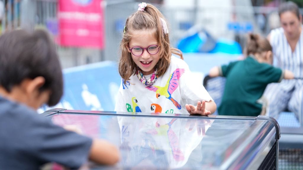 Fun10. Spor Etkinlik Ajansı'nın düzenlediği taraftar etkinliğinde eğlenen çocuklar