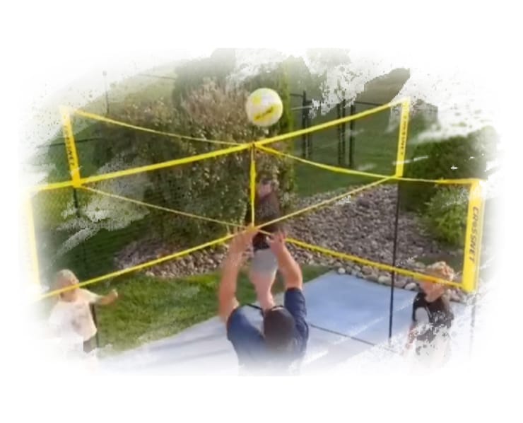 Oyuncular, dört kareye bölünmüş sahada topu tek dokunuşla karşı bölgelere gönderip kendi alanlarında yere düşmesini engellemeyi hedefler.