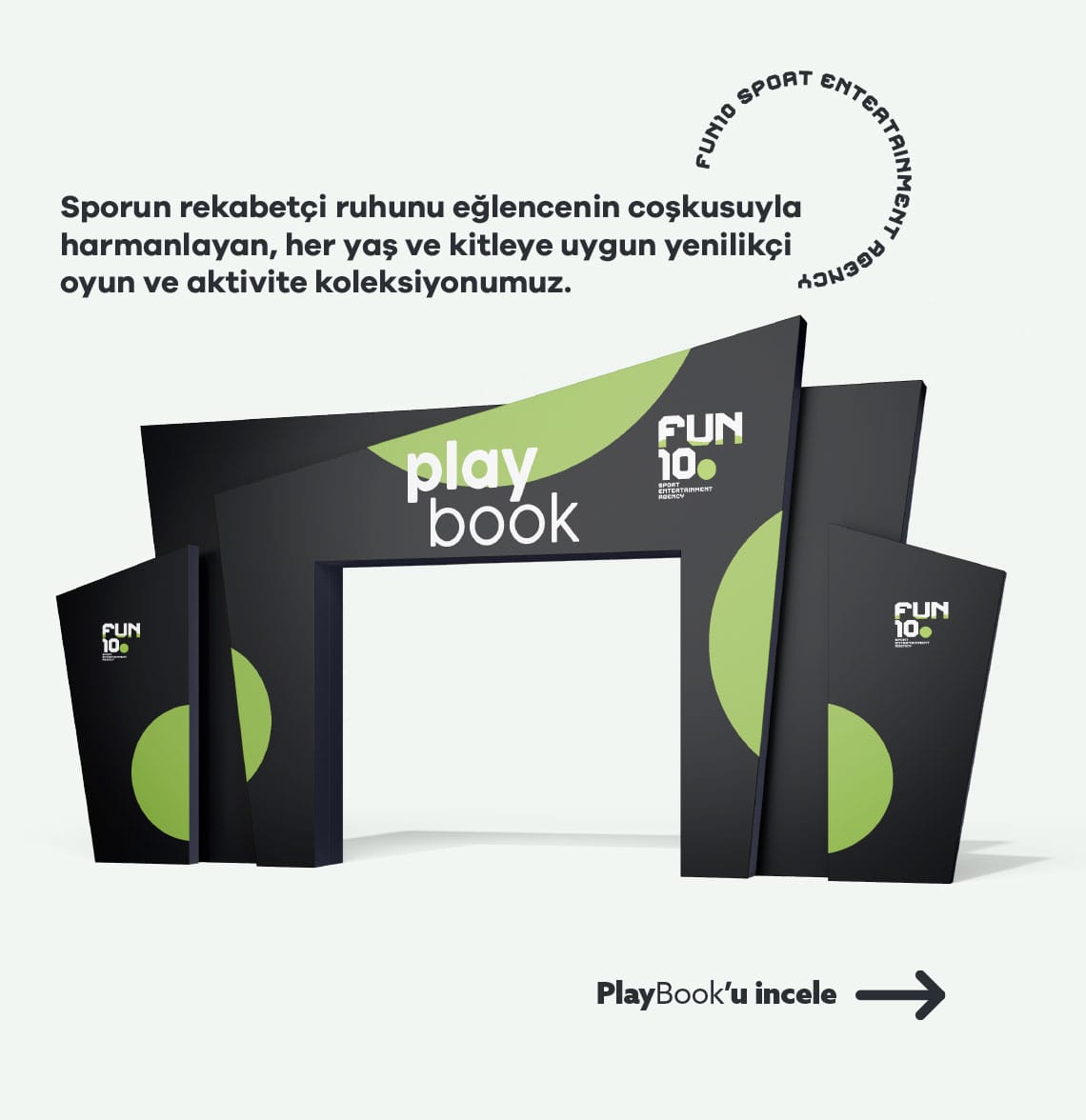 Fun10. Spor Etkinlik Ajansı'nın her yaş ve kitleye uygun yenilikçi oyun ve aktivite koleksiyonu