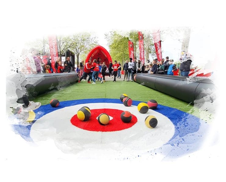 Curling oyununun kurallarını futbolla birleştiren, topu hedefin merkezine en yakın noktada durdurmayı hedefleyen bir oyundur.